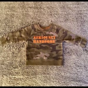 Boys camo size 18months fashion pullover sweater